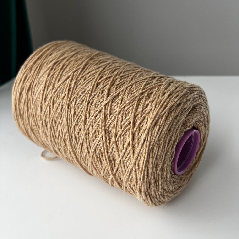 100% Cashmere yarn on coneDK Biagioli Modesto Color Beige 370g (1295m)